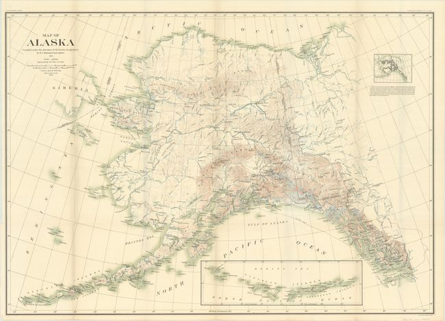 Map of Alaska Compiled Under the Direction of R.U. Goode, Geographer...