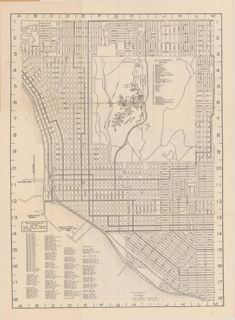 Map of San Diego and Exposition Grounds with a San Diego County Road Map and Other Valuable Information