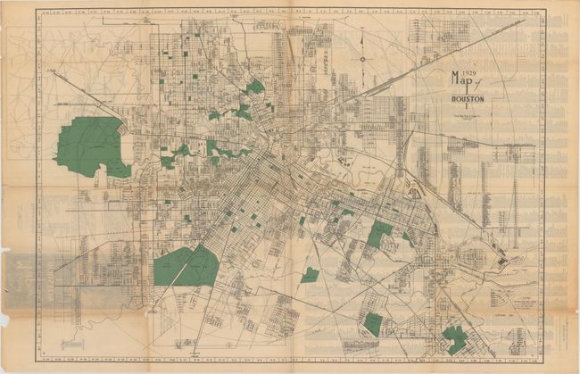 1929 Map of Houston