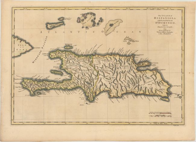 The Island of Hispaniola Called by the French St. Domingo. Subject to France & Spain...