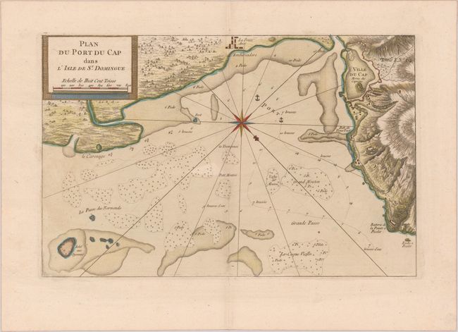 Plan du Port du Cap dans l'Isle de St. Domingue