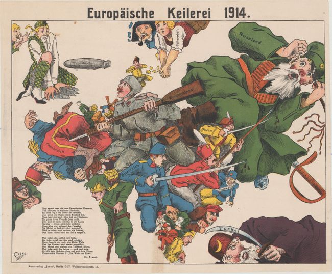 Europaische Keilerei 1914
