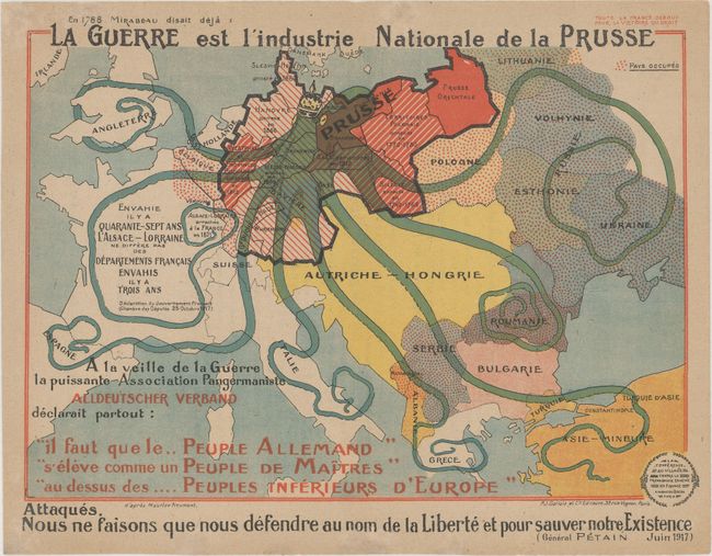 La Guerre est l'Industrie Nationale de la Prusse