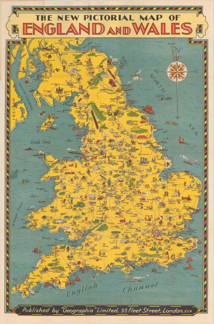 The New Pictorial Map of England and Wales