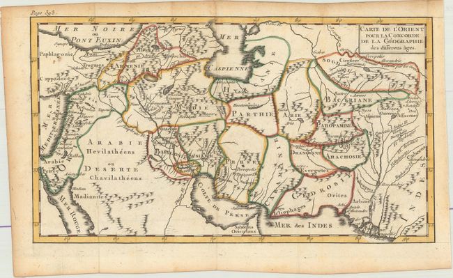 Carte de l'Orient pour la Concorde de la Geographie des Differens Ages