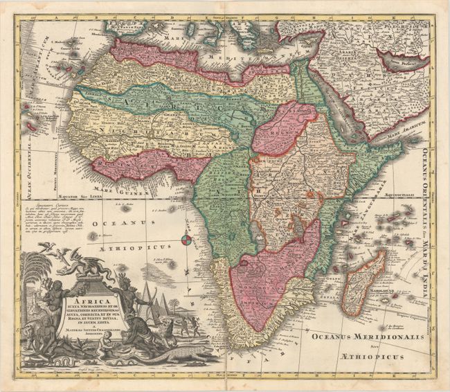 Africa Iuxta Navigationes et Observationes Recentissimas Aucta, Correcta et in sua Regna et Status Divisa, in Lucem Edita