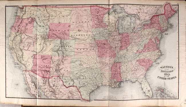 Watson's New Commercial County and Railroad Atlas of the United States and Territories, and British Provinces...