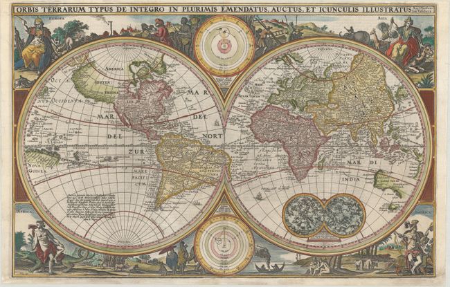 Orbis Terrarum Typus de Integro in Plurimis Emendatus, Auctus, et Icunculius Illustratus