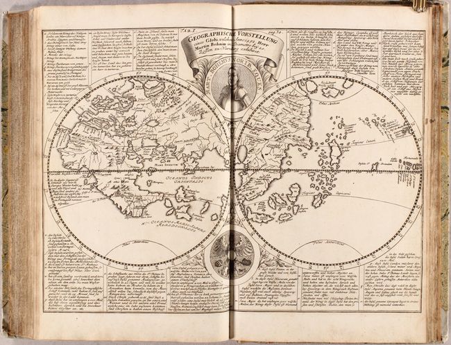 Geographische Vorstellung eines Globi, Welchen Anno 1492. Herr Martin Behaim... [bound in] Historische Nachricht von den Nurnbergischen Mathematicis und Kunstlern...