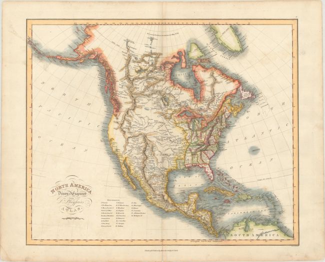 North America Drawn & Engraved for Dr. Playfairs Atlas