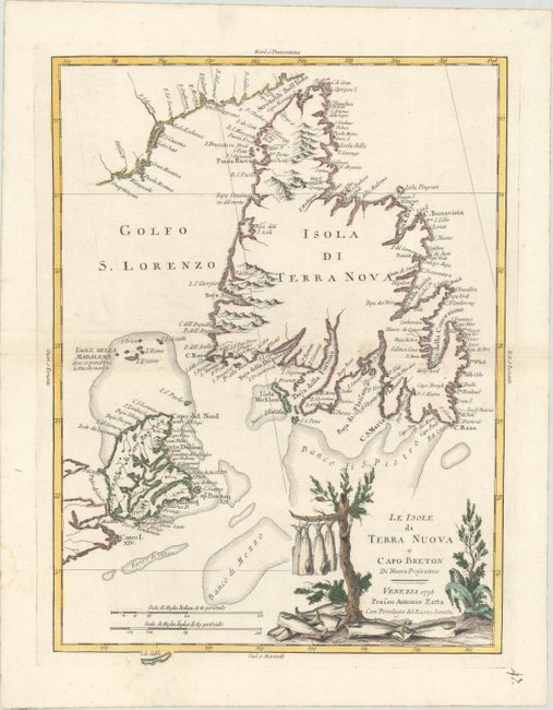 Le Isole di Terra Nuova e Capo Breton di Nuova Projezione