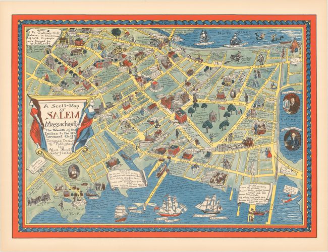 A Scott-Map of Salem Massachusetts 