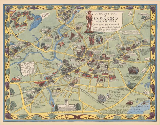 A Scott-Map of Concord Massachusetts 