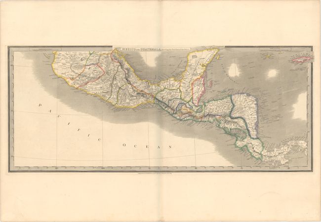 Mexico and Guatemala, Shewing the Position of the Mines