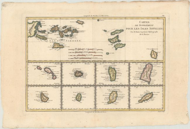 Cartes de Supplement pour les Isles Antilles