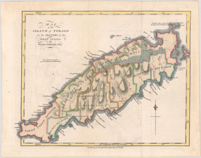 Map of the Island of Tobago for the History of the West Indies
