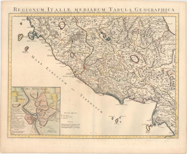 Regionum Italiae Mediarum Tabula Geographica...