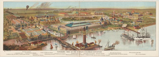 Panoramic View of the Worlds Columbian Exposition [and] A Chicagoi Columbus-Kiallitas Kepe