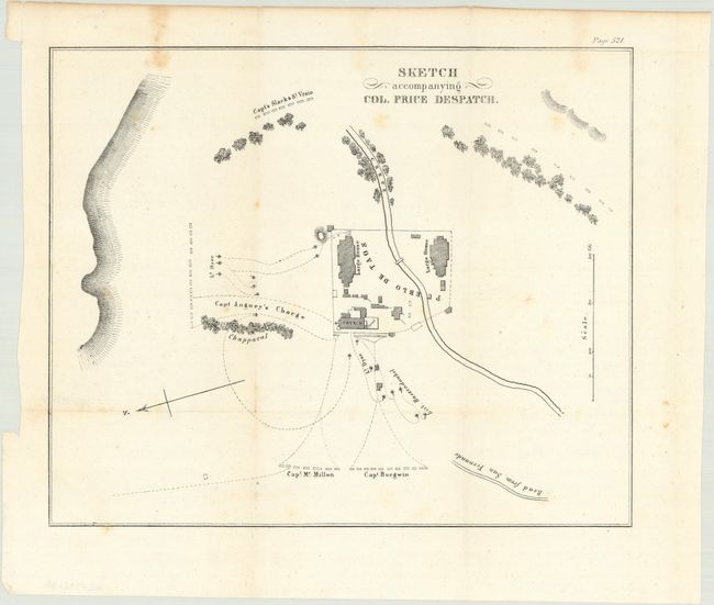 [Taos Revolt Battle Plans] Sketch Accompanying Col. Price Despatch [and] Sketch Accompanying Col. Price's Despatch of 15th Feb. 1847 [and] Sketch Accompanying Col. Price's Despatch of 18 April. 1847