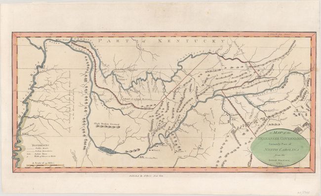 A Map of the Tennassee Government Formerly Part of North Carolina from the Latest Surveys