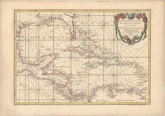 Carte Geo-Hydrographique du Golfe du Mexique et de Ses Isles Construite d'Apres les Memoires les Plus Recens...