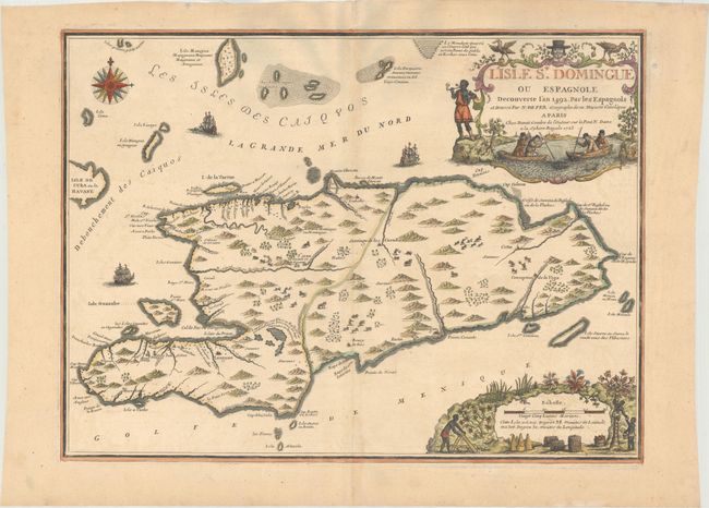 L'Isle St. Domingue ou Espagnole Decouverte l'An 1492. Par les Espagnols...