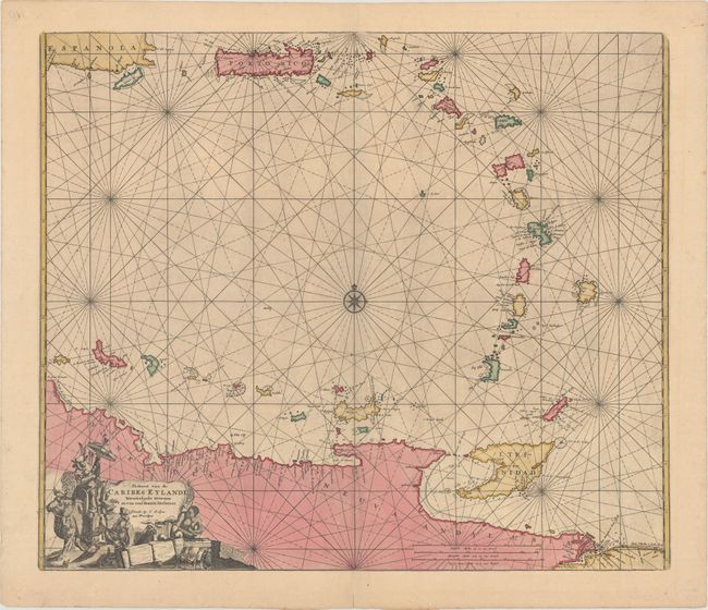 Paskaert van de Caribes: Eylande. Nieuwelycks Oversien en van Veel Fouteinl Verbetert