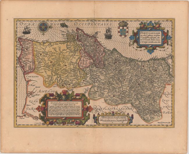 Portugalliae que olim Lusitania, Novissima & Exactissima Descriptio, Auctore Vernando Alvaro Secco, & de Integro Emendata, Anno. 1600