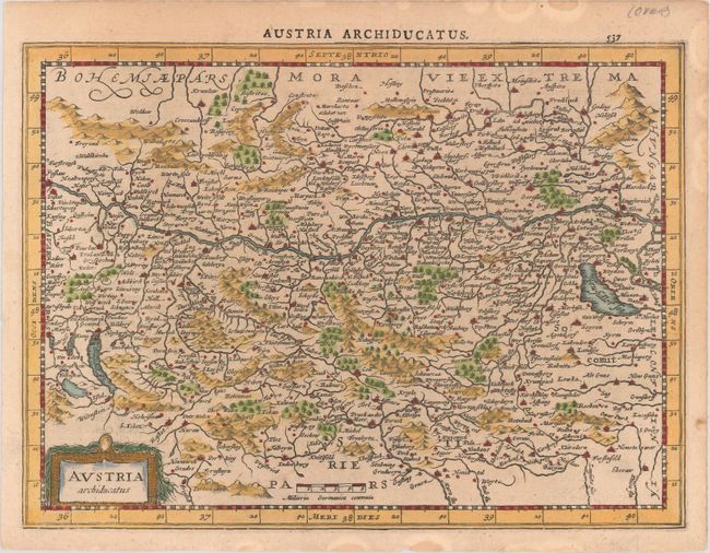 Austria Archiducatus [and] Saltzburg Archiepiscopatus cum Ducatu Carinthiae