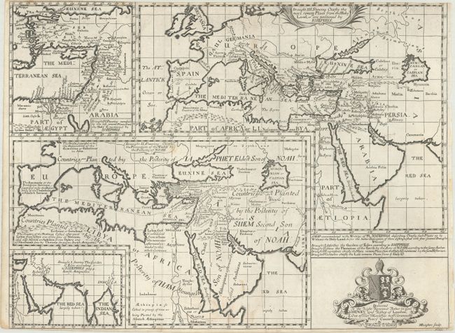 A Map Accommodated to the Writings of Fl. Iosephus Describing Chiefly Such Places as Ly Without the Holy Land...