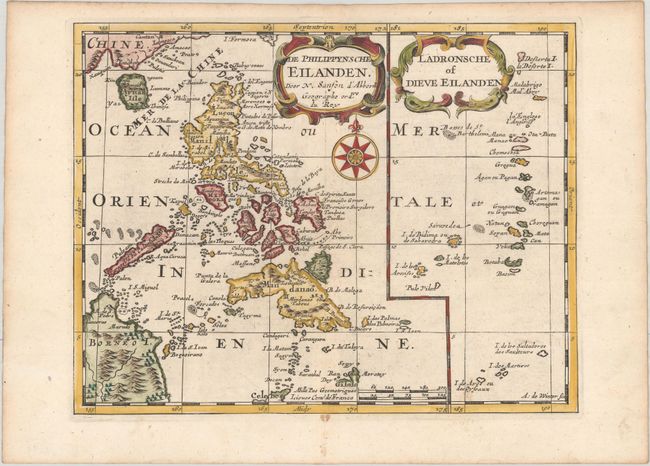 De Philippynsche Eilanden [on sheet with] Ladronsche of Dieve Eilanden