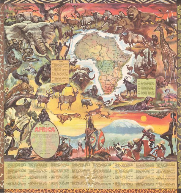 Pictorial Map of Africa