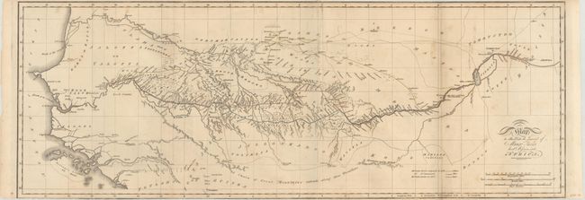 Map to Illustrate the Journal of Mungo Park's Last Mission Into Africa