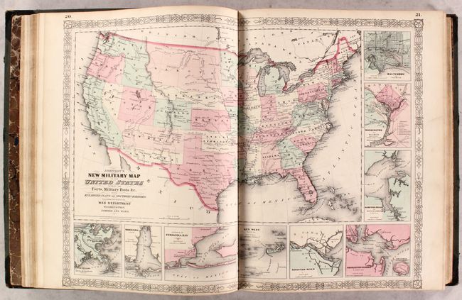 Johnson's New Illustrated (Steel Plate) Family Atlas, with Physical Geography, and with Descriptions Geographical, Statistical, and Historical...