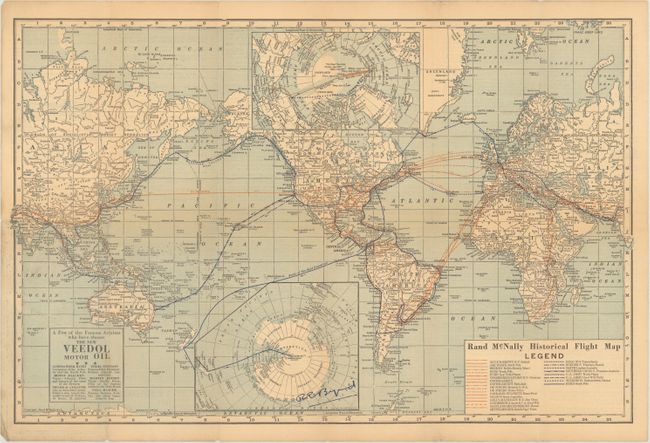 Rand McNally Historical Flight Map