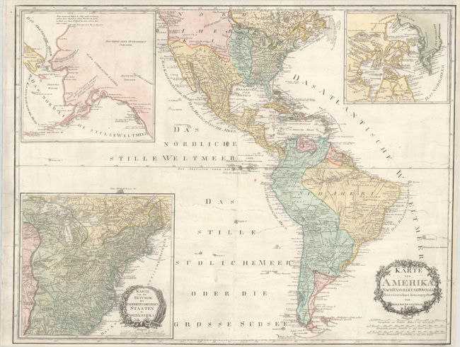 Karte von Amerika. Nach DAnville und Pownall Neu Verzeichnet Herausgegeben