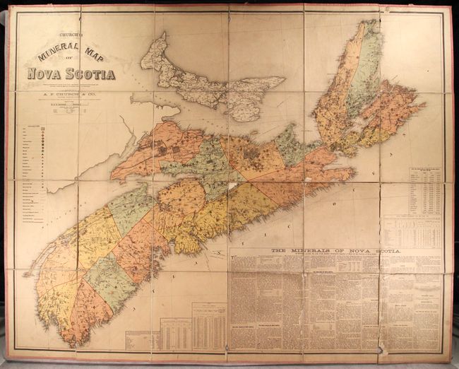 Church's Mineral Map of Nova Scotia