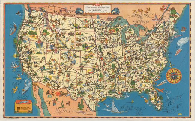 A Good-Natured Map of the United States... [and] Defense Map of America