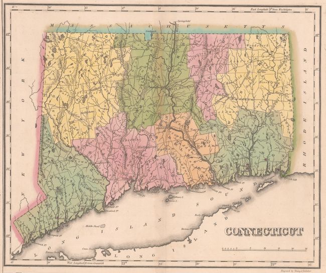 Geographical, Statistical, and Historical Map of Connecticut