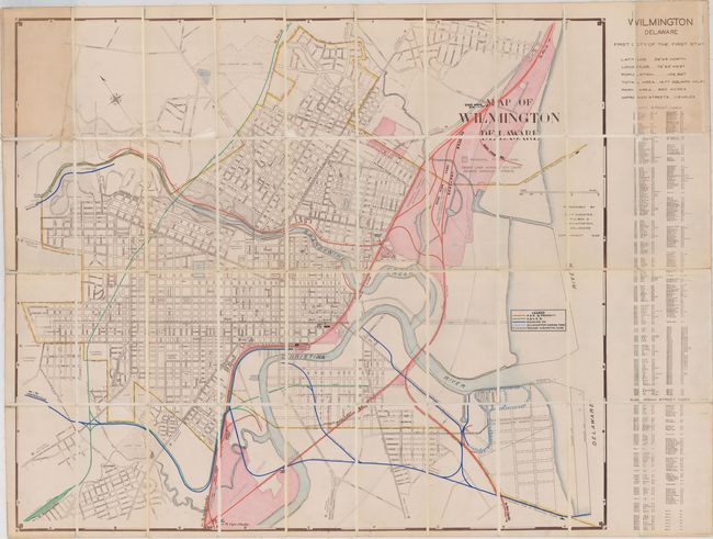 Map of Wilmington Delaware