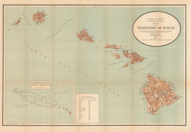 Map of The Territory of Hawaii [with] Territory of Hawaii To Accompany The Annual Report Of The Governor [and] Territory of Hawaii To Accompany The Annual Report Of The Governor