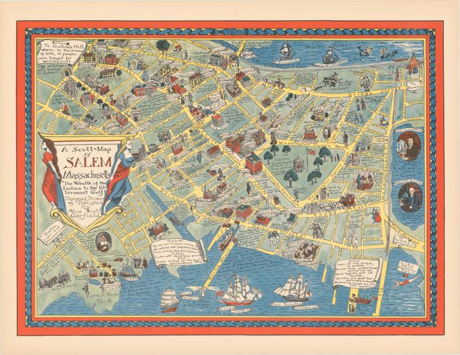 A Scott-Map of Salem Massachusetts 