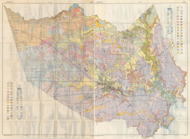 Soil Map Texas Harris County Western Sheet [and] ... Eastern Sheet