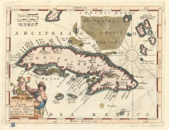 Isola Cuba Descritta Dal P. Mro. Coronelli Lettore Publica