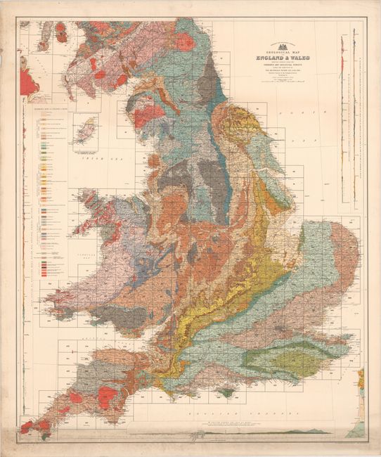 Geological Map of England & Wales Reduced Chiefly from the Ordnance and Geological Surveys