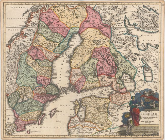 Regni Sueciae in Omnes Suas Subjacentes Provincias Accurate Divisi Tabula Generalis