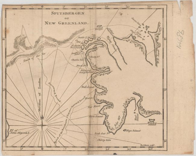 Spitsbergen or New Greenland [and] Chart Shewing the Different Courses Steered by His Majestys Sloop Racehorse from July 3d to August 22d