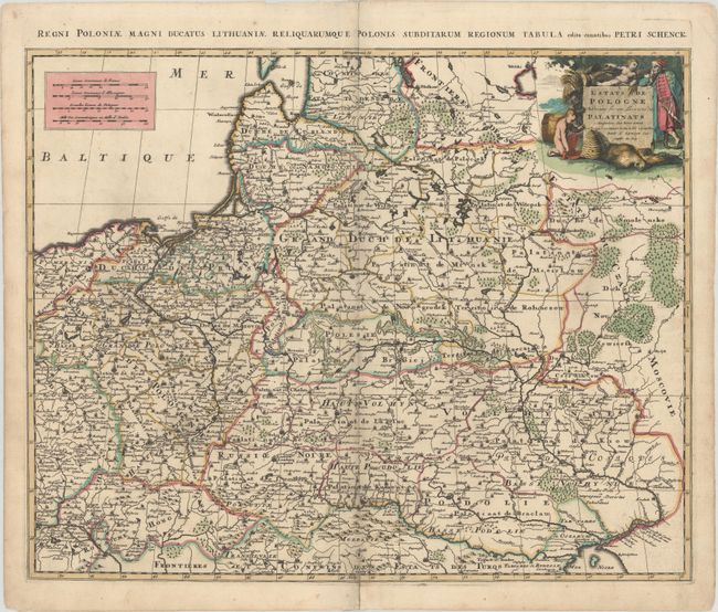 Estats de Pologne Subdivises Suivant Lestendue des Palatinats