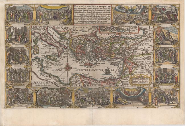 Tabula Geographica, in qua Omnes Regiones, Urbes, Oppida, et Loca Describuntur, Quorum Mentio Fit in Actis et Epistolis Apostolorum, et Apocalypsi