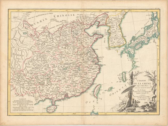 L'Empire de la Chine d'Apres l'Atlas Chinois, avec les Isles du Japon